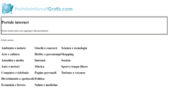 Desktop Screenshot of portaleinternetgratis.com